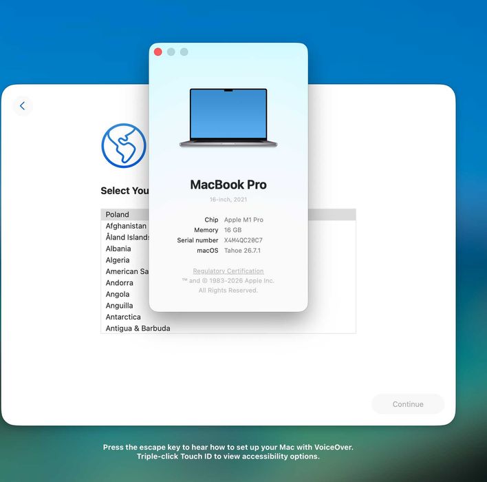 macbook pro m1 16" 16gb