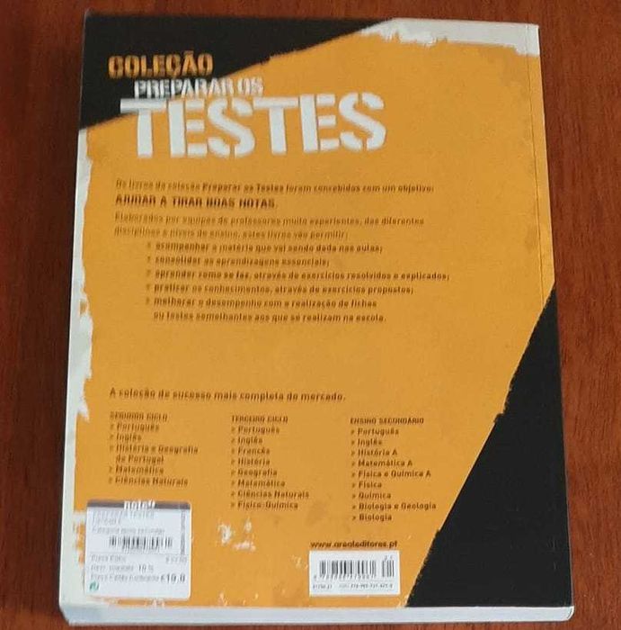 TESTES - Fisica e Quimica 10 ano