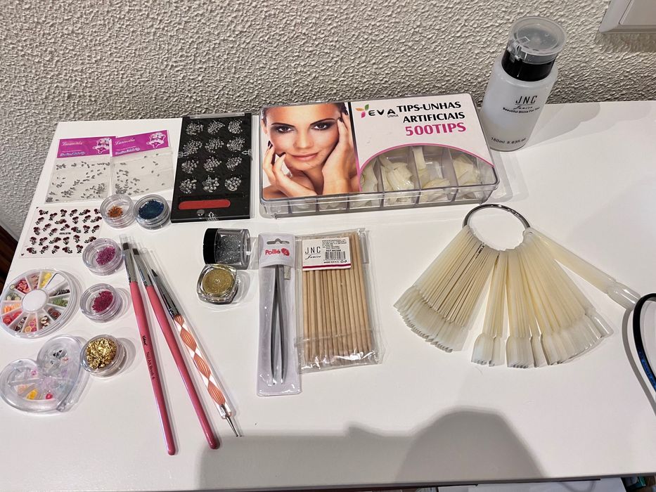 Conjunto kit manicure gel