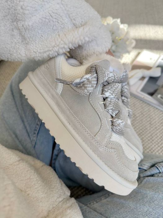UGG Lowmel Grey | Сірі уггі ловмел на хутрі