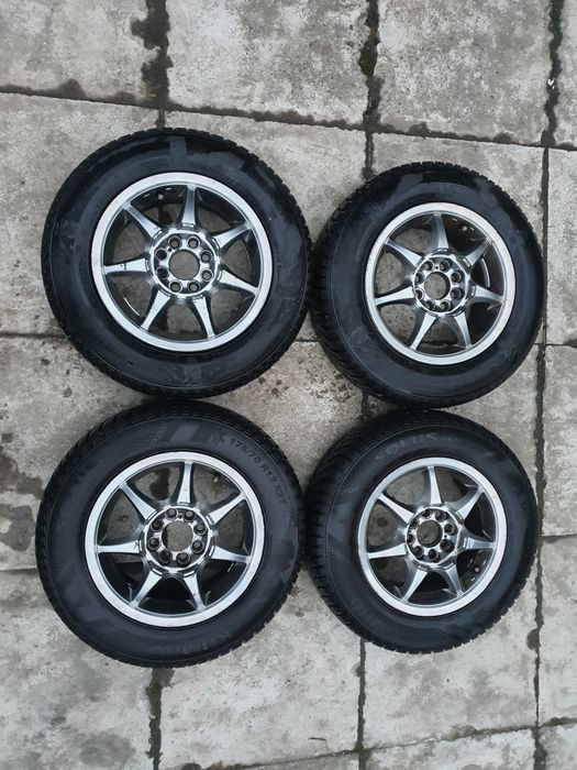 Комплект титанових дисків з шинами ваз R13