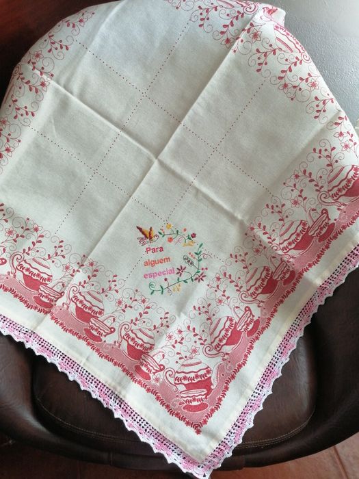 Panos para a cozinha e toalhas de mesa anos 60