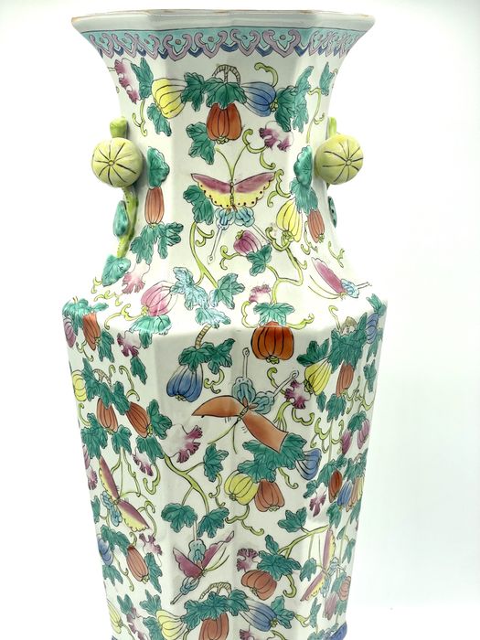 Vazo porcelana chinês seculo XIX