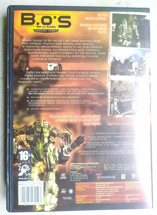 Bet On Soldier Tylogia Blood Sport Blood of Sahara Black-out Saigon PC