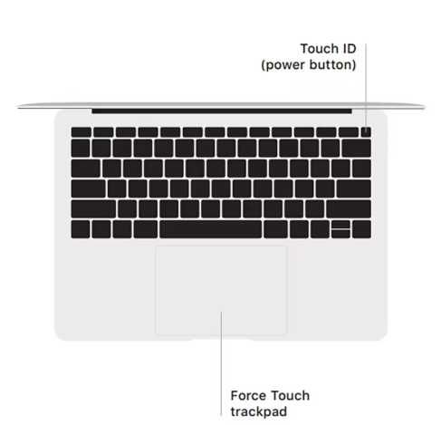 2018 MacBook Air (8a geração) chip Intel i5 13 polegadas
