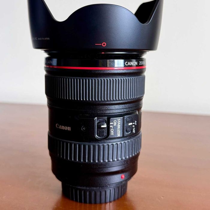 Objetiva Canon EF 24-105mm f/4L IS USM (como nova)