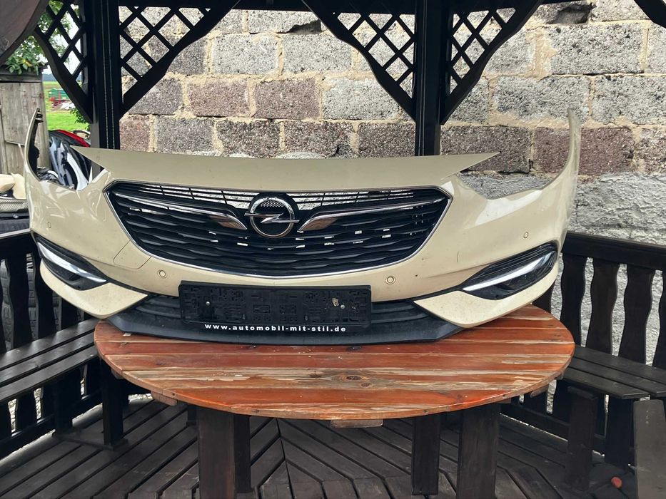 Zderzak przedni kompletny Opel Insignia B (Grill, PDC, Halogeny/Kratki)