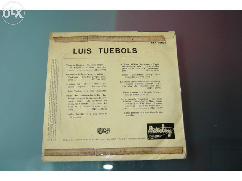 Disco Vinil - Luis Tuebols