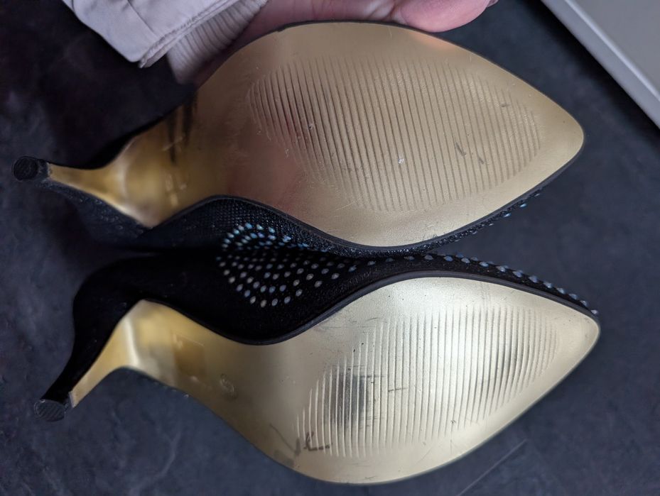 Buty sylwestrowe z cyrkoniami