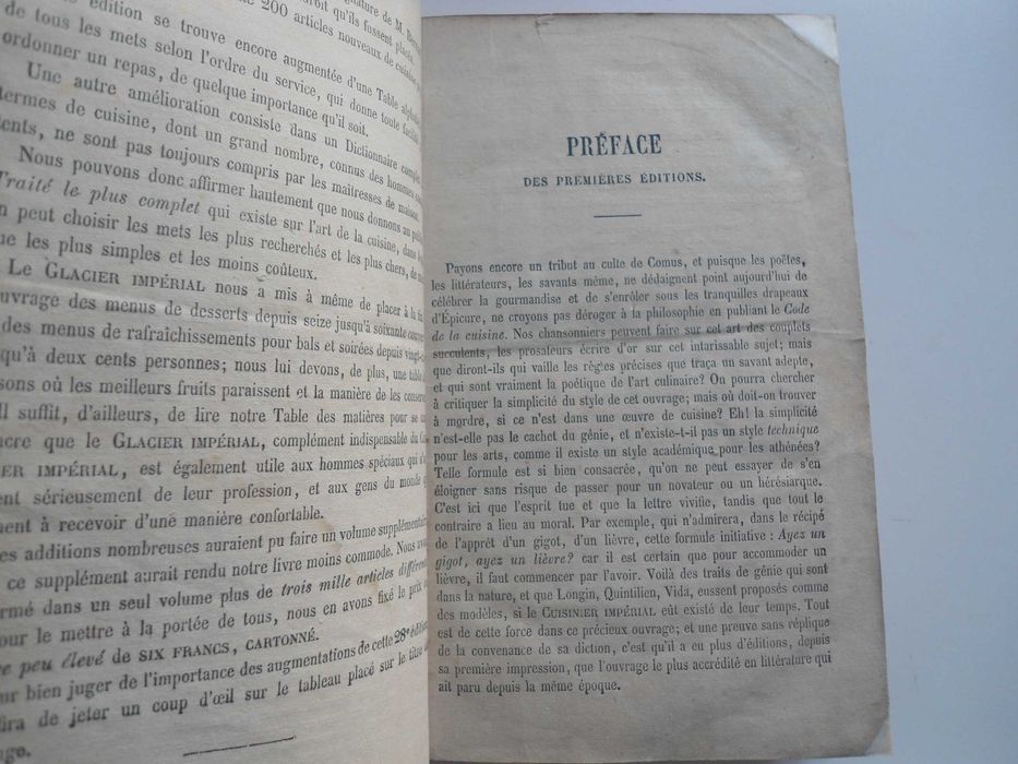 Le Cuisinier Imperial de Viart, Fouret et Delain  (1870)