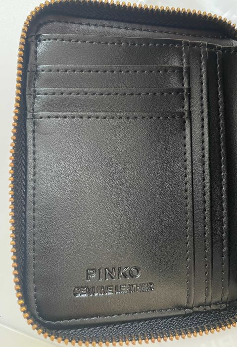portfel pinko taylor zip around czarny
