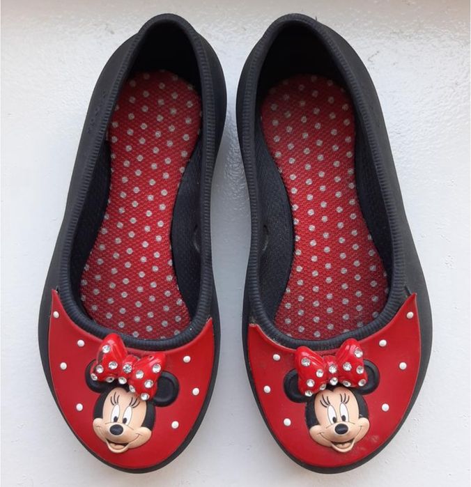Крокси гумове взуття мінні маус crocs