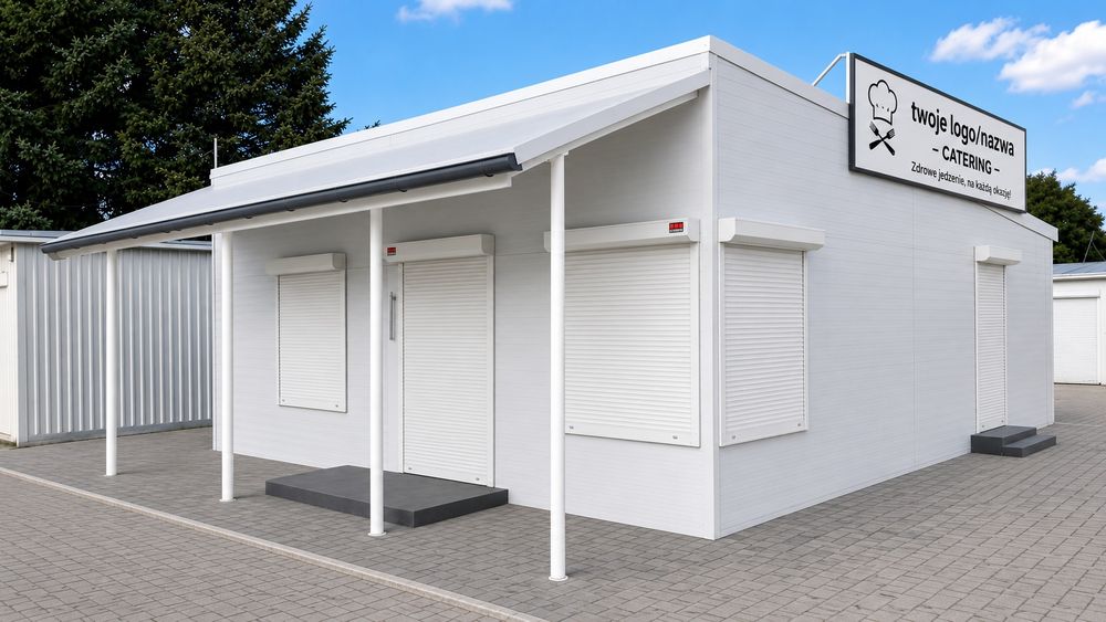Pawilon Kontener Budynek Płyta 80m2