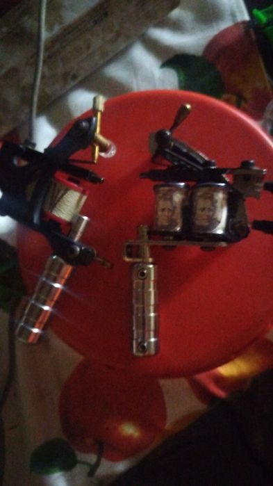 Kit de tatuagem 3 máquinas