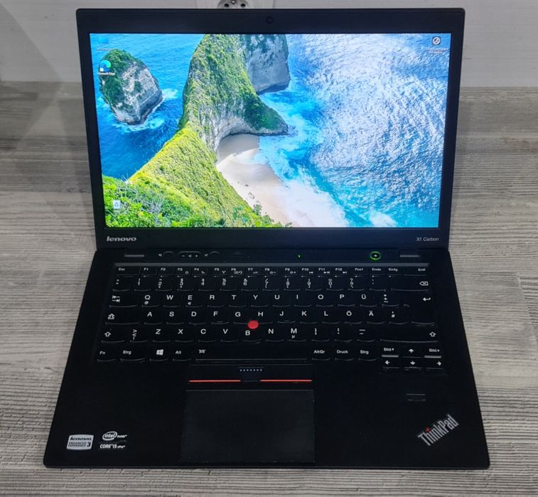 Laptop Lenovo ThinkPad X1 Carbon, 8GB ram, 256GB SSD, 14 cali HD+