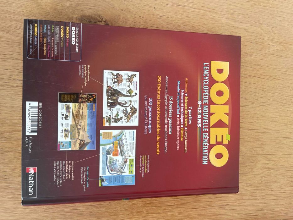 DOKÉO Encyclopedia for Ages 9–12
Nathan Publishing
Price €1564740611629571121