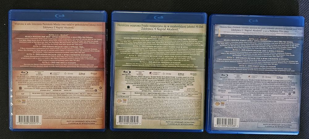 Władca Pierścieni – Trylogia Extended Edition Blu-ray