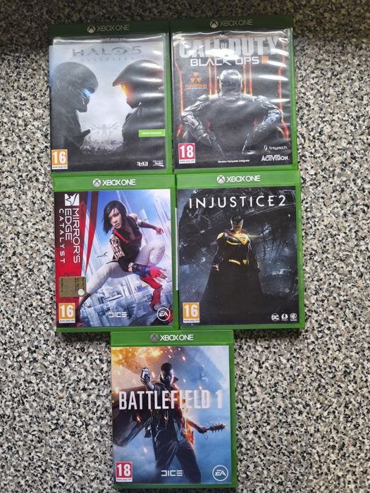 Conjunto de 5 jogos Xbox One