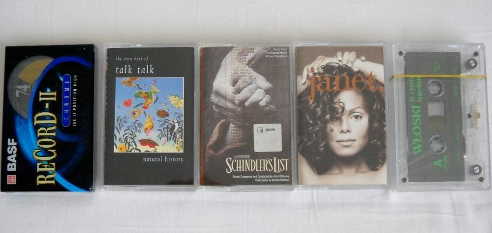 Zestaw kaset audio - magnetofonowych + Gratis