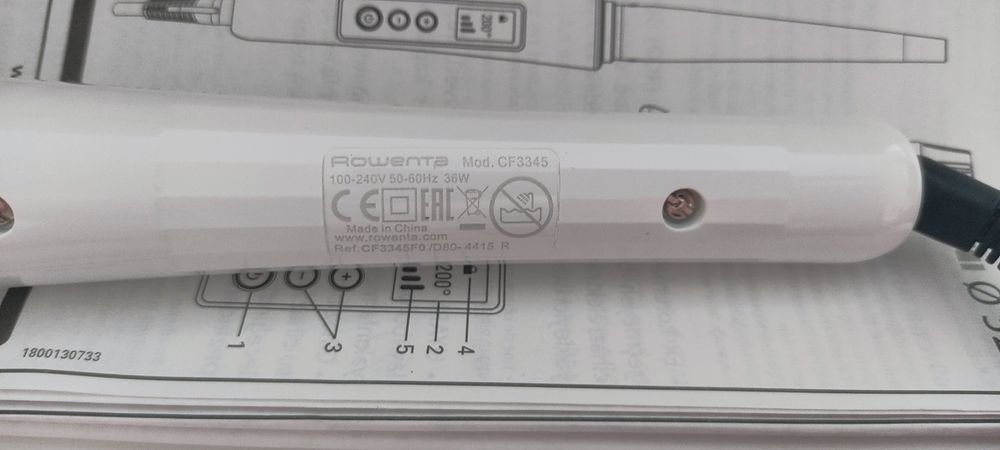 Rowenta cf 3345 плойка