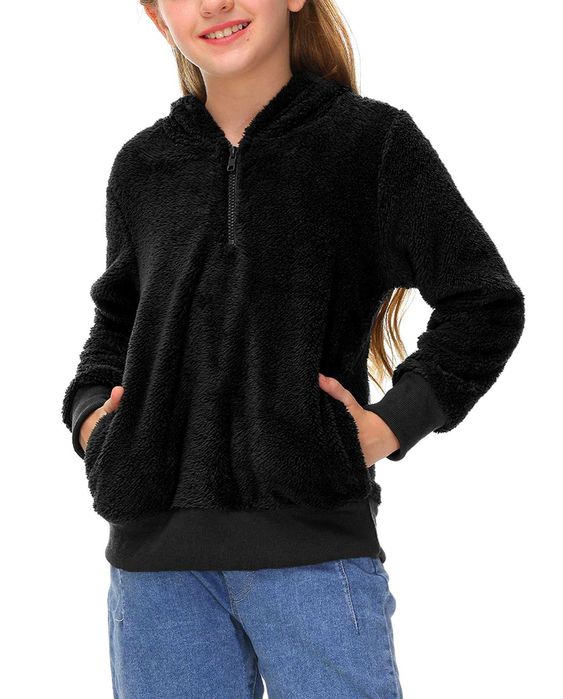 Nowa dziecięca bluza dresowa / polar / miś / czarna !116CM! 1763!