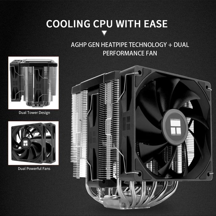 Chłodzenie procesora CPU Thermalright Peerless Assassin 120 Digital Black