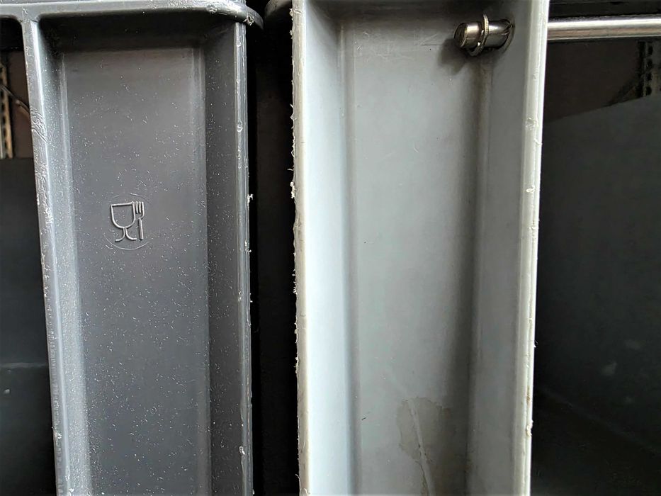 Pojemnik Plastikowy Kuweta Skrzynka Kosz Magazynowy Warsztatowy Regał