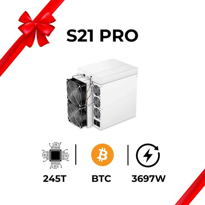 Bitmain Antminer S21 Pro 245Th/s
