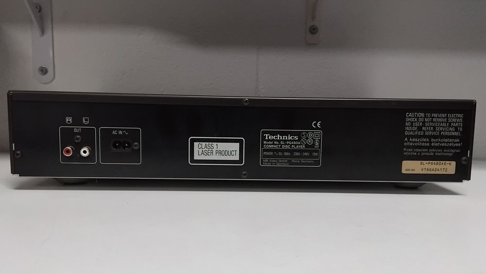 TECHNICS leitor de cd SL-PG480A