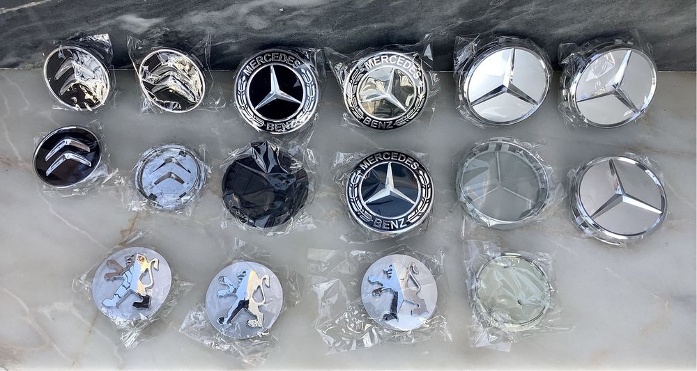 centros jante mercedes 75mm Seat Volkswagen 90mm peugeot citroen 60mm