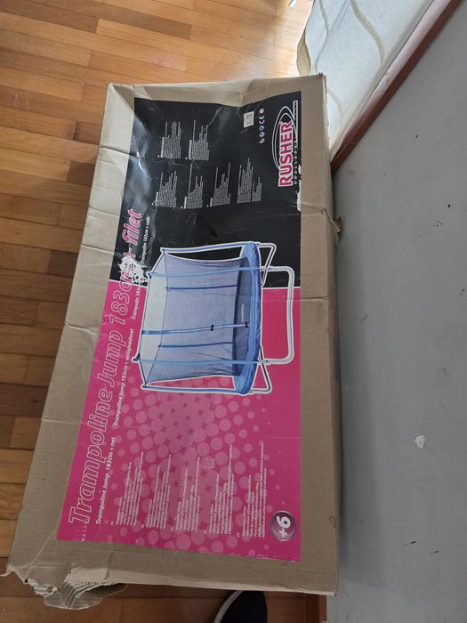 Vendo trampolim usado