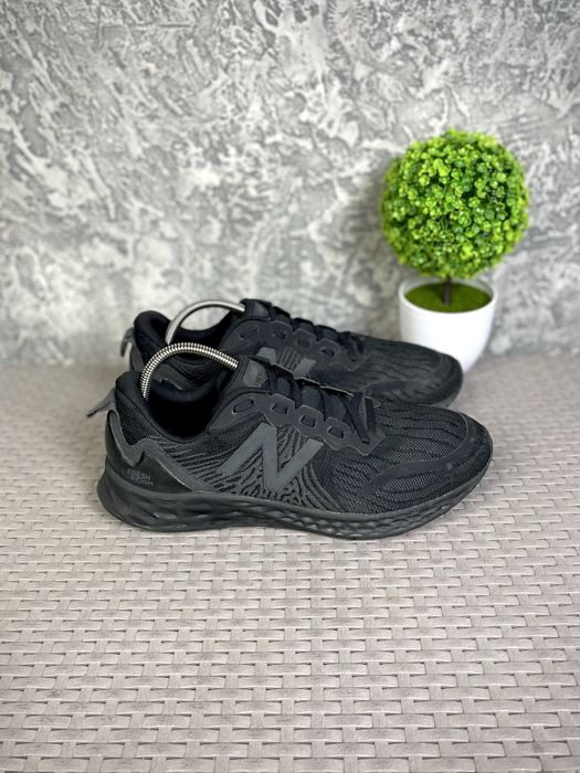 New balance Fresh Foam кроссовки 46 размер спортивные черные