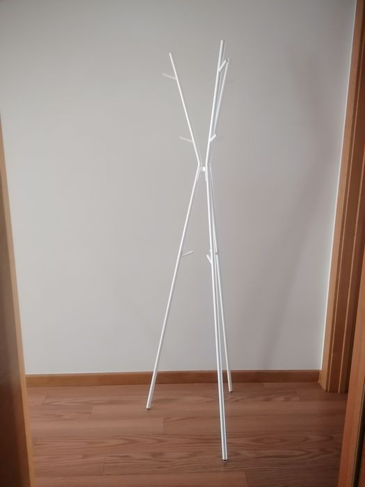 Cabide bengaleiro branco Ikea Ekrar