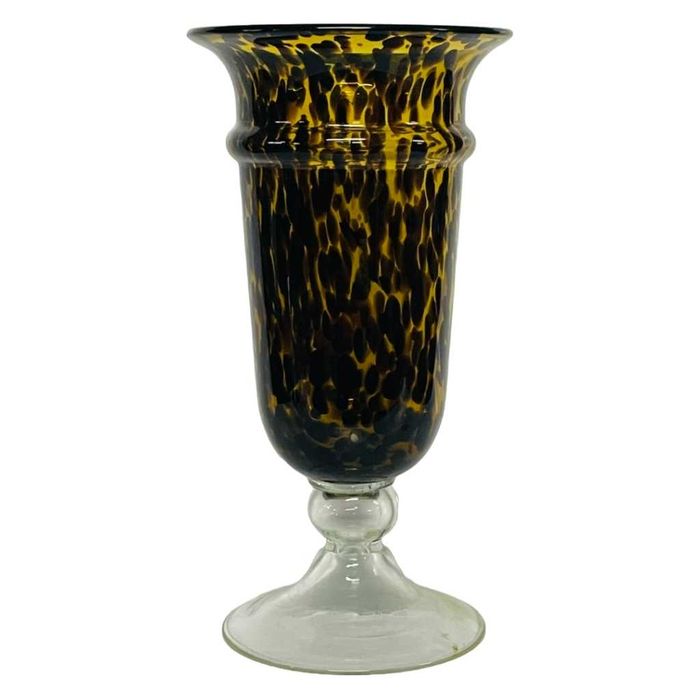 Jarra decorativa em vidro multicolor