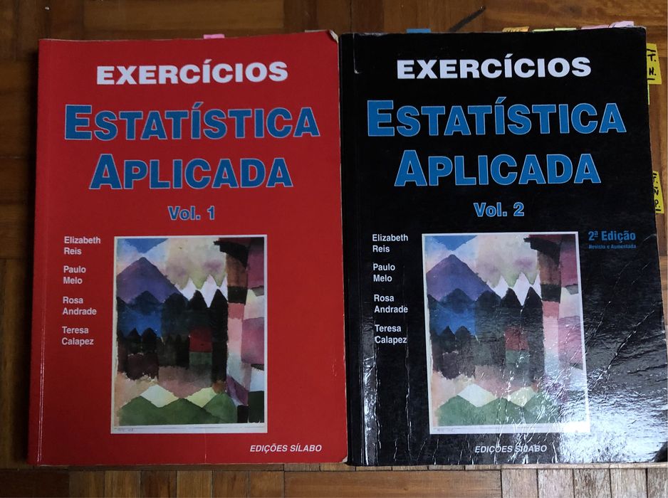 Exercícios Estatística Aplicada Vol. 1 e 2