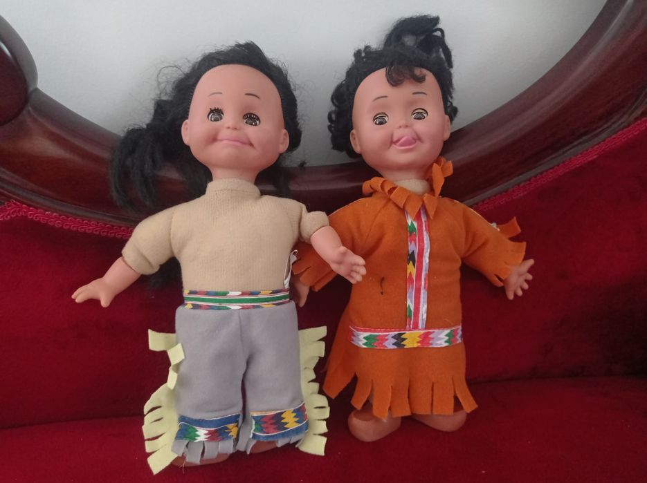 Lalki Vintage Kafutoy indianki