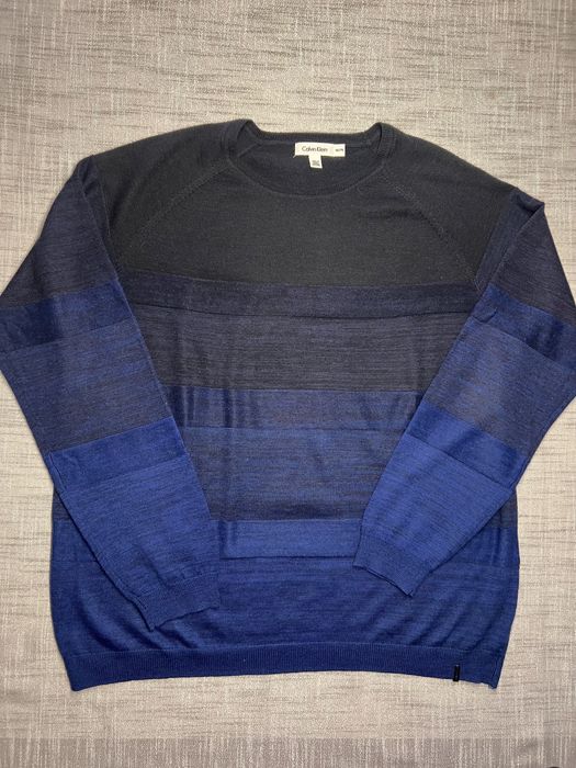 Męski sweter z okrąglym dekoltem