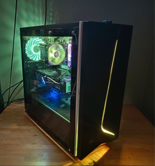 Komputer gamingowy +Monitor Gaming PC intel i5, RX 5700, 1TB SSD, WiFi