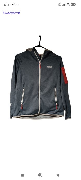 Жіноча кофта Jack Wolfskin з капюшоном