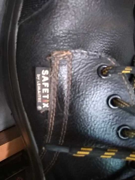 туфлі шкіряні чоловічі робочі з металевим носком 45р