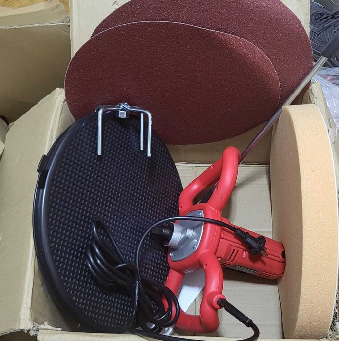 F1275 3 in 1 talocha eletrica orbital Cimento, misturador e lixadeira