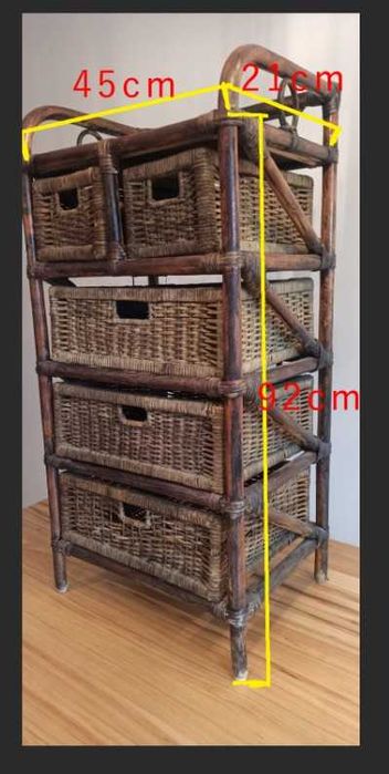 szafka ratanowa używana