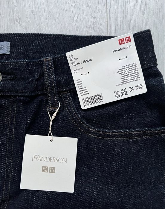 Uniqlo JW Anderson straight jeans