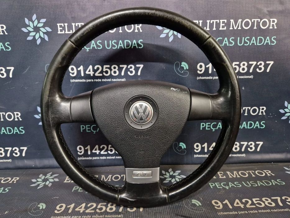 Volante usado pele com airbag VW GOLF V 5 GT JETTA