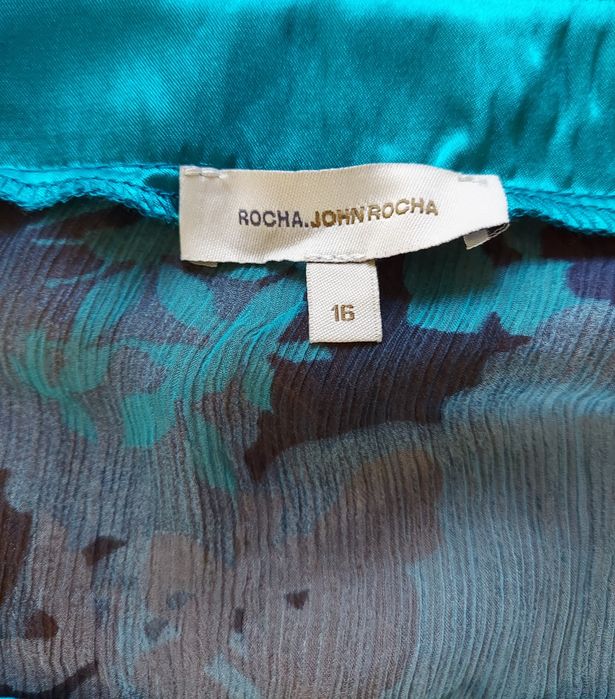 Tunika bluzka narzutka zwiewna romantyczna niebieska Rocha