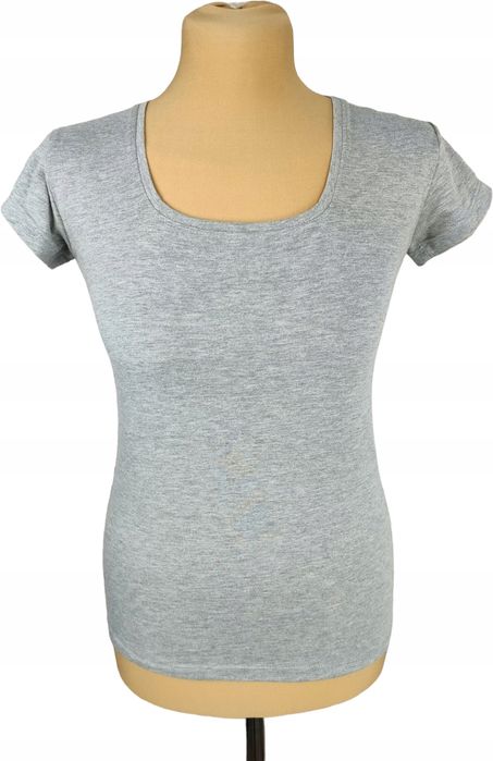 Damski szary t-shirt rozm. Xs/s