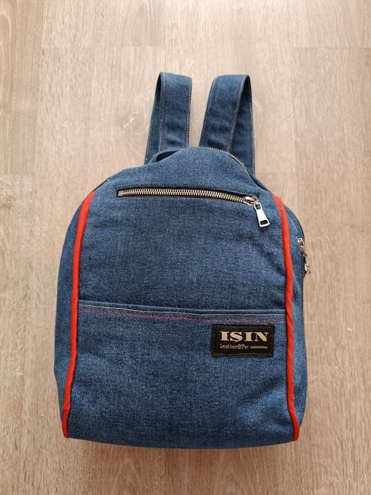 Стильный джинсовый городской рюкзак Isin. В наличии.