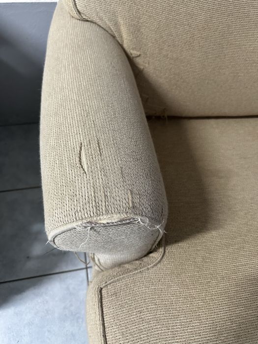 Sofá cama cor creme