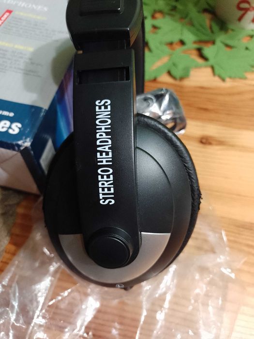 Słuchawki przewodowe Stereo HEADPHONES  hi-fi nowe duże