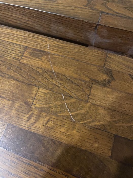 Stół dębowy okrągły rozkładany + cztery krzesła